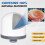 4Pc Replacement Ceramic Filter Magnetized Mineral Water Purifier Water Filter Ceramic Hemisphere Water Filters 5