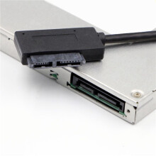 4X USB Adapter PC 6P+7P CD DVD Rom  Till USB 2.0 Converter Slimline  13 Pin Drive Kabel för PC Laptop Notebook