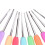 10Pcs Small Size Lace Crochet Hooks (0.5-2.75mm), Ergonomic Crochet Hooks Set with Soft Grip Handle for Thread 4
