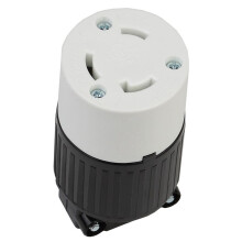 2X Power Plug KIT 30Amp 250Volt Male Female Twist Lock 3 Wire Plug Nema L6-30P/30R LK7332+ LK6332 Generator  US Plug