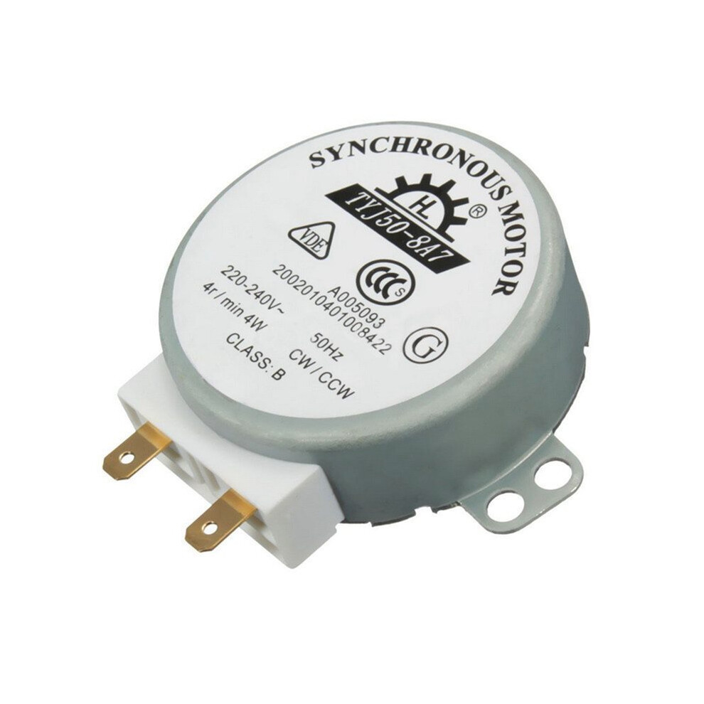 Microwave Turntable Synchronous Motor Ac220-240V 4 Rpm Cw/Ccw Motor Tyj50-8A7 For /Midea/Galanz 4711989211214