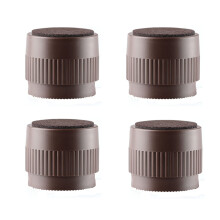 50mm Brown Furniture Hole Cover with Clean Wood Finish, Round Cabinet Plug for Precise Fit