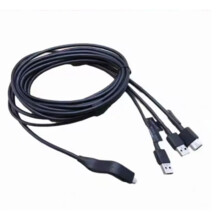 E3 3 In1 VR Headset Connecting Cable for VR E3-B E3-C E3-P VR Helmet -Compatible Cable 5 Meter Accessories