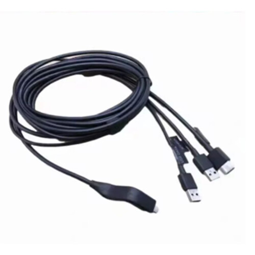 E3 3 In1 VR Headset Connecting Cable for  VR E3-B E3-C E3-P VR Helmet -Compatible Cable 5 Meter Accessories