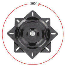 2pcs 6 Inch Boat Swivel Plate Fishing Boat Marine Swivel Rotation 360 Degree Rotation Universal Set