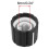 20 Stücke Potentiometer Steuerung Knobs für Elektrische Gitarre Volume Tone Knobs Schwarz D Typ 6mm 3