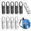 30Pcs Zipper Pull-Tab Replacement, Metal Zipper Puller Zip Slider Extender Handle Mend Fixer for Suitcases Backpacks 6