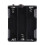 3X Double Side Spring 6 X 1.5 V AA Battery Holder Case Box Black 4
