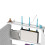 2X Wireless Wifi Router Storage Boxes Wooden Box Cable Power  Wire Bracket Wall Hanging Plug Board Shelf 2