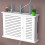 2X Wireless Wifi Router Storage Boxes Wooden Box Cable Power  Wire Bracket Wall Hanging Plug Board Shelf 4