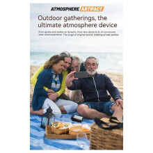 Altoparlante Portatile con Clip, Suono Surround 3D, Compatibile con I Telefoni, Ideale per Escursioni All'Aperto e Sport al Chiuso