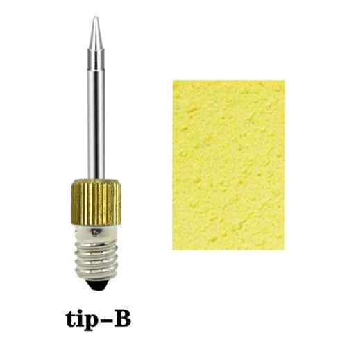 4X Soldering Iron Tip E10 Interface Soldering Iron Tips USB Soldering Tip Welding  Soldering Tools Branding Iron-A 2