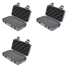 3X Waterproof Hard Carry Case Bag Tool Case with Pre-Cut Sponge Storage Box Protector Organizer Hardware Toolbox