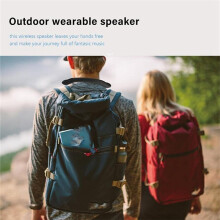 Neckband Speaker EBS-908, Gray, 6W, BT 5.0 Wireless Stereo, Ideal for Home, Gaming, Walking, Cycling