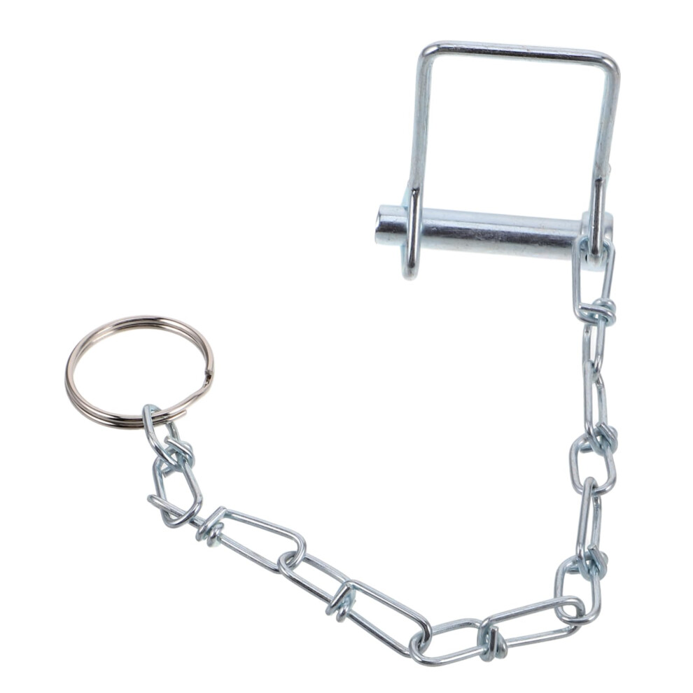 Galvanized Trailer Hitch Locking Pin Set With Heavy Duty Safety Chain Hook For Secure Towing 9073542748090