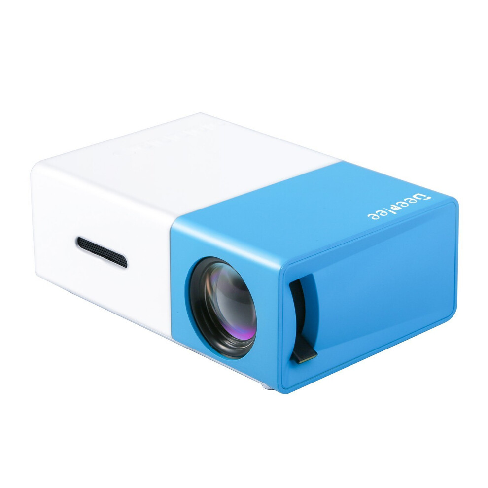 Dp300 Mini Projector For Home Theater, Portable Led Projector With Hdmi, Usb, Blue 9092120231274