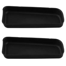2X Black Gearshift Center Con Console Bin Mat for Charger 2015-2023 Charger Storage Box Mat 68398671AA 68443397AA