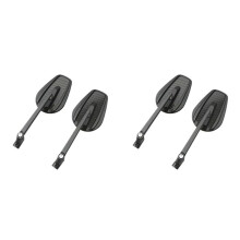 4X Universal Motorcycle Rear View Mirrors 8MM 10MM for Ruckus Grom Shadow V-Star 650 Carbon Fiber