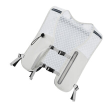 Unisex Breathable Meshes Vest Running Chest Pouches-Gray Color