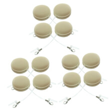 12pcs Macaron Shaped Phone Screen Cleaning Wipes with Lanyard, Lint for Electronics