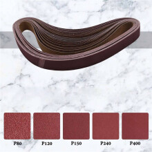 45 Pcs 1X30 Inch Aluminum Oxide Sanding Belts Heavy Duty Sanding Belts Multipurpose Abrasive Belts for Belt Sander