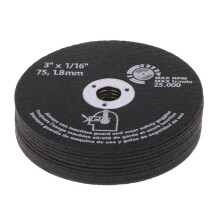 45Pcs 3inch 75mm Cut Off Wheel Resin Cutting Disc Fiber Circular Saw Blades for Metal Cutting 75X1.6X10mm