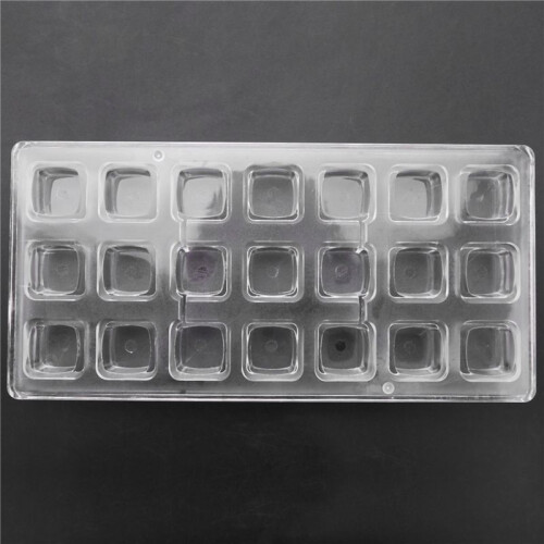 3X 3D Chocolate Mold Homemade Square Chocolate Diy Pastry Tools Polycarbonate Chocolate Moulds 1