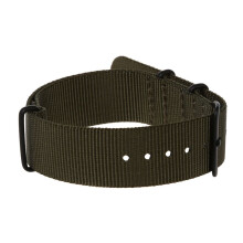 4pcs 20mm Army Green Nylon Fabric Outdoor Sport Watch Band Strap Fits  WEEKENDER WB2034