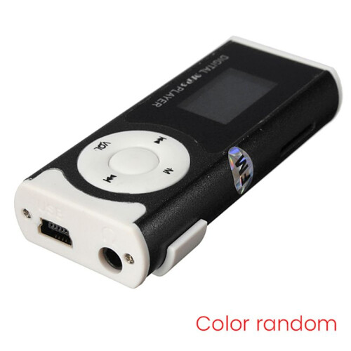 5X  USB Clip Player MP3 Player LCD Screen 16GB   TF Card 2
