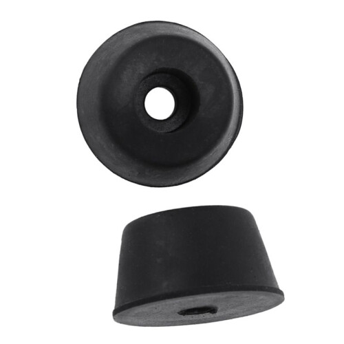 50 Pcs 21 X 12 mm Conical Recessed Foot Feet Rubber Buffer Material: Rubber 1