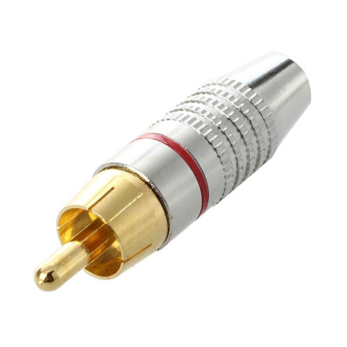 Adapter Audio Coaxial Cable Connector RCA Plug Seamless 40 Pcs 1