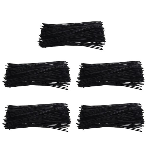 1000pcs Plastic Shell Package Reusable Twist Ties Cable Fasteners 150mm