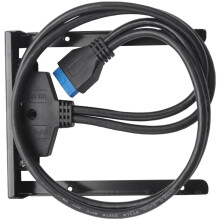 5X USB 3.0 Front Panel Hub 2 Port Expansion Bay 20 Pin to USB3.0 Bracket Cable for Computer PC