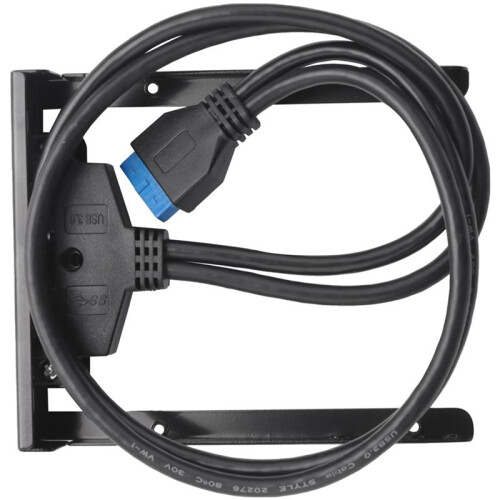 5X USB 3.0 Front Panel Hub 2 Port Expansion Bay 20 Pin to USB3.0 Bracket Cable for Computer PC