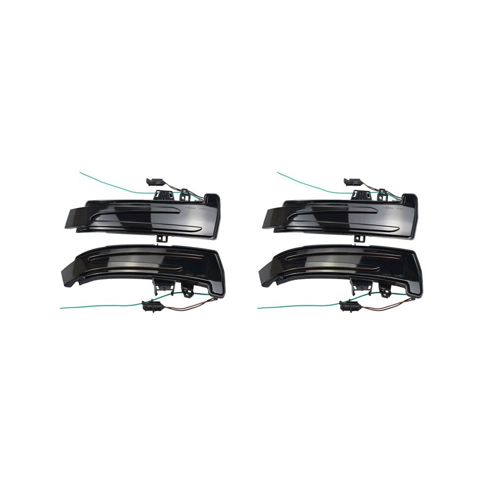 4X & Dynamic Led Turn Signal Rearview Mirror Indicator Blinker For - W221 W212 W204 Amber/Light 6032583328886