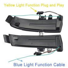 4x &Amber Dynamic LED Turn Signal Light Rearview Mirror Light Indicator Blinker for - W221 W212 W204