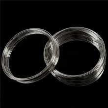 300x Loops Memory Beading Wire for Bracelet 50mm-55mm(2 Inch-2 1/8 Inch) Dia
