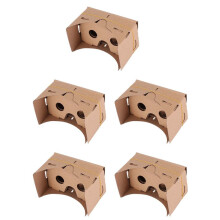 5 Set 6 Occhiali da Vista In Pollice DIY 3D VR RealtÀ Virtuale per Cartone