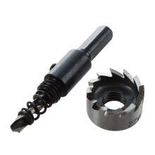 3X Hole Saw Tooth HSS Steel Hole Saw Drill Bit Cutter Tool for Metal Wood Alloy 22mm