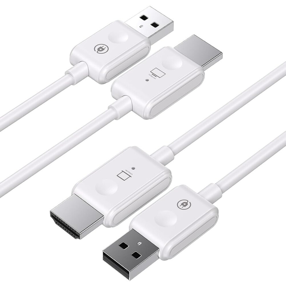 Wireless Hdmi Transmitter And Receiver, 1080P Extender 165Ft/50M, Plug And Play For Laptop To Tv 9092120231458