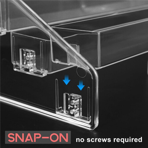 2X Transparent Paint Storage Box, Miniature Paint Rack 7-Layer Paint Storage Rack,  Paint Storage Rack