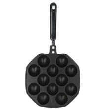 12-Cavity Takoyaki Maker Pan, Non-Stick Aluminum Octopus Balls Grill for Home Cooking, Durable Kitchen Tool