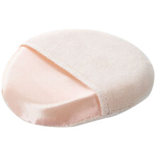4X Women Cosmetic Beige White Round Face Makeup Facial Powder Puff