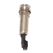 2X Guitar Endpin Jack, 6.35mm Output 2.5mm Input Endpin Jack for Acoustic Guitar Built-in Rod Piezo Pickup Clear Sound
