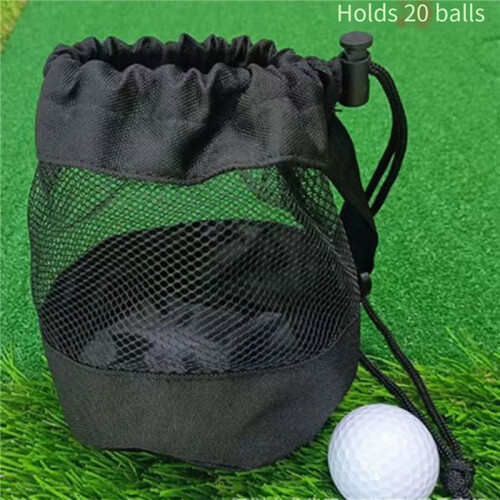 2X   Storage Bag Mesh Bag with Drawstring Net Fabric Bag   Drawstring Bag 2