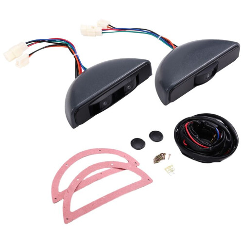 2X 12V Electric Window  Glass Lifter Modified Lifter  Accessories Hook Type Two Door Three 2