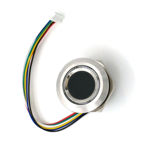 3X R503 Circular Round RGB  Indicator LED Control DC3.3V MX1.0-6Pin Capacitive Fingerprint Module Sensor, 15Mm 2
