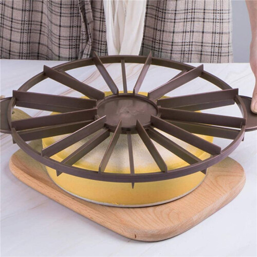 2X Cake Slicer, Cake Divider Cake Portion  Round 10/12 Piece Bread Cake Cutter Equal Portion Cutter Slice
