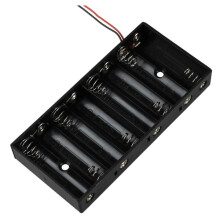 4X New Plastic 8 X 1.5V AA 2A CELL Battery Holder Storage Box Standard 12V Case with Lead Wire