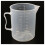 5X 1000ml Transparent Graduated Beaker with Handle 4